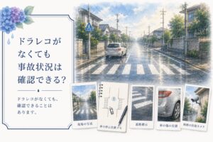 ドラレコがなくても事故状況は確認できる？相手と話が食い違ったときの確認方法